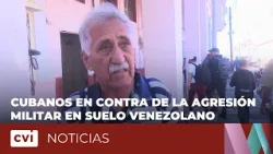 Cubanos en contra de la agresión militar en suelo venezolano. Cubanos en contra de la agresión militar en suelo venezolano.