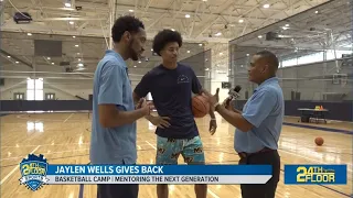 24th Floor Sports | Jaylen Wells hosts basketball camp for Mid-South kids