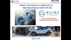 Máster Universitario en Ingeniería en Movilidad Eléctrica  - Webinar 2026 - UPV