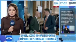 Surse: Acord în coaliție pentru măsurile de stimulare economică Surse: Acord în coaliție pentru măsurile de stimulare economică
