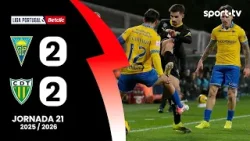 Resumo: Estoril 2-2 Tondela - Liga Portugal Betclic | sport tv