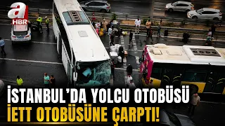 Passenger Bus Crashes Into IETT Bus! | A Haber
