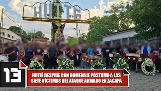 Huité holds memorial service for the seven victims of the armed attack in Zacapa
