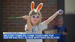 Семьи из Форт-Брэгга радуются пасхальному мероприятию на фоне продолжающейся войны в Иране. Семьи из Форт-Брэгга радуются пасхальному мероприятию на фоне продолжающейся войны в Иране.