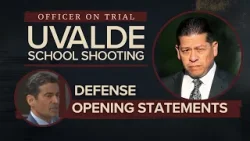 Defense gives opening statements in Uvalde police trial | FULL OPENING
