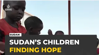Sudan’s displaced children find refuge in makeshift schools amid war