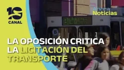 Córdoba: la oposición cuestionó el pliego de licitación del transporte