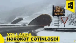 Türkiyənin Bolu bölgəsinə güclü qar yağdı