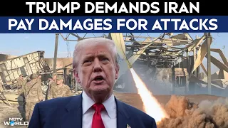 US Iran War News | Donald Trump Warns Iran Of ‘Massive Escalation’ If Tehran Fails To Pay Damages