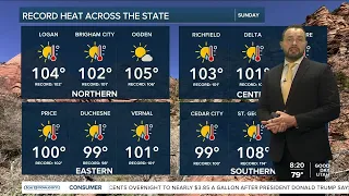 Extreme heat - Saturday morning forecast