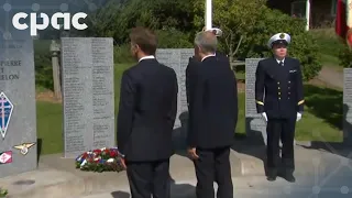 Cérémonie de dépôt de couronnes à Saint-Pierre-et-Miquelon, en France – 20 septembre 2026