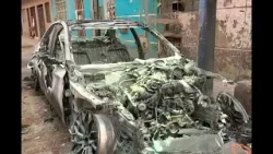 Queman auto valorizado en más de 50 mil dólares en Navidad Queman auto valorizado en más de 50 mil dólares en Navidad