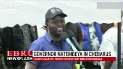 Governor Natembeya Distributes Free Maize Seeds In Cherang`any Constituency. #ebrunews