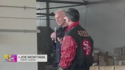 49ers legends Joe Montana and Jesse Sapolu greet fans at 'Celebration of Champs' event in Alameda