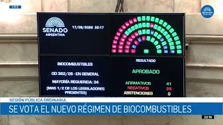 VOTE ON NEW BIOFUELS REGIME - 09/26/17 SESSION