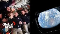 "The moon is getting bigger": Canadian astronaut Jeremy Hansen speaks from space "The moon is getting bigger": Canadian astronaut Jeremy Hansen speaks from space