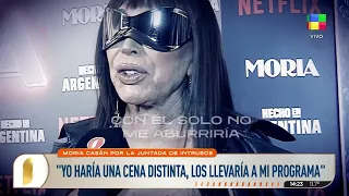 🎬 LA EMOCIÓN DE MORIA POR EL ESTRENO DE SU SERIE: "Yo me pongo de espectadora de cómo me imitan"