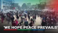 Gazans critical but hopeful on Trump peace board announcement | ABS-CBN News