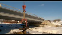 В Спасском районе продолжаются работы по возведению моста через ручей Безымянный