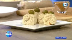 Canapés con pan de molde