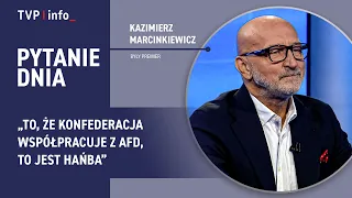 Kazimierz Marcinkiewicz: It's a disgrace that Konfederacja is collaborating with AfD | QUESTION O...