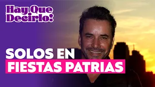 Celebrities who will be alone, without a partner, during the National Holidays | It Must Be Said