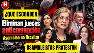 ¡Escándalo judicial! Eliminan a jueces anticorrupción y la Asamblea evita fiscalizar