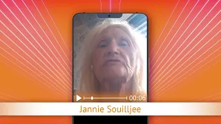 TV Oranje app video message - Jannie Souilljee