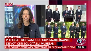 PSD, mesaj pentru Mureșan: „Să ne convingă că vrea să repare dezastrul”