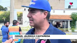 Sinkhole on Avenida Enrique Díaz de León and Calle La Perpetua measures nearly 15 meters long