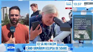 Ce să nu faci când e eclipsă de soare și de ce să nu privești eclipsa prin camera telefonului