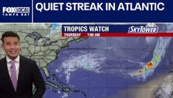 Quiet streak in Atlantic