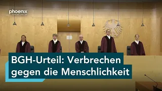 BGH-Urteil: Verbrechen gegen die Menschlichkeit | 06.08.2026