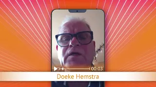 TV Oranje app video message - Doeke Hemstra