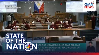 VP Duterte, nais paharapin bilang testigo ng prosekusyon | SONA