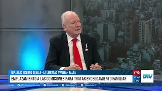 "The interest rates charged by banks are an aberration," Julio Moreno Ovalle on DTV