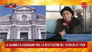 La Asamblea vecinalista reclama por la vuelta del funcionamiento del tren - 30/06/26