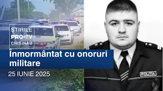 PRO TV News (1:00 PM) | LAID TO REST WITH MILITARY HONORS | Moldova