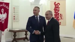 Հանդիպում Լեհաստանի նախագահ Կարոլ Նավրոցկիի հետ: