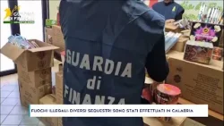 FUOCHI ILLEGALI: DIVERSI SEQUESTRI SONO STATI EFFETTUATI IN CALABRIA