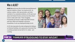 Families struggling financially to stay afloat