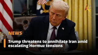 Trump threatens to annihilate Iran amid escalating Hormuz tensions