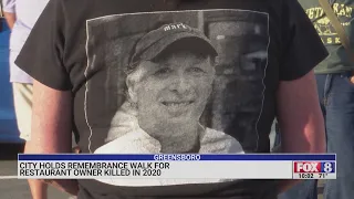 Greensboro holds memorial walk for restaurant owner killed in 2020