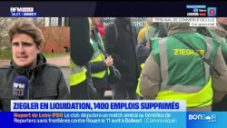 La liquidation judiciaire prononcée pour l'entreprise Ziegler qui emploie plus de 1400 salariés.