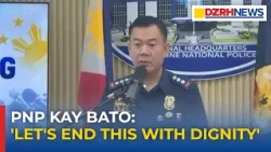 Kampo Crame, umapela kay Sen. Bato na sumuko na ng mapayapa