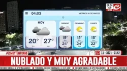 Viernes nublado y agradable en la ciudad... ¿qué se espera para el finde?