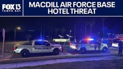 Власти проводят эвакуацию из гостиницы на авиабазе Макдилл. Власти проводят эвакуацию из гостиницы на авиабазе Макдилл.