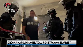 Blitz antidroga al Rione Traiano, colpo al clan con 31 misure cautelari