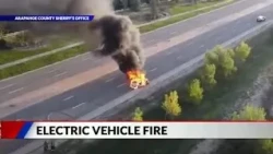 New details in electric vehicle fire that prompted hazmat response in Arapahoe County