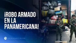 Cauca: Army recovers stolen delivery truck on the Pan-American Highway